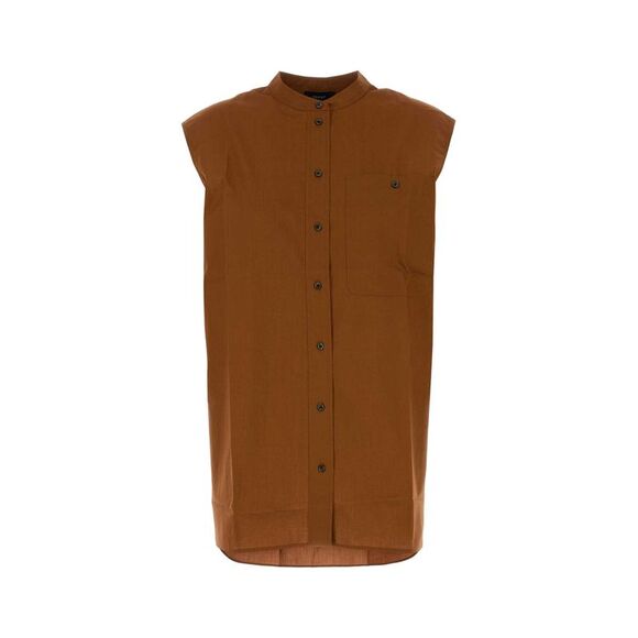 Soeur Women Brick Cotton Colette Shirt